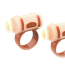 Drum Stick Control Clip Drumsticks Aid Auxiliary Hand Grip Loop White