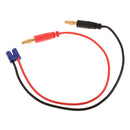 EC2 Charge Lead To 4mm Banana Plugs Charge Cable Silicone Wire 25cm/9.84''