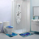 Bath Rug Set, 3-Piece Mat Antislip Bath Rug + Floor Rug + Toilet Cover, Und K9I1