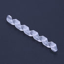 5pcs Bike Brake Cable Protector Anti-friction Bike Line Wrap(Transparent)