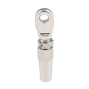 4mm 5/32 inch Wire Rope Swageless Eye Terminal Heavy Duty 316 Stainless Steel