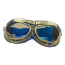 Retro Pilot Motorcycle Dirt Bike ATV Goggles - Helmet Sunglasses UV Resistant