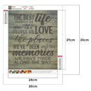 Diamond Painting 5D DIY Full Drill Letter Embroidery Cross Stitch (K997)