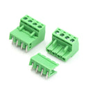 20pcs 5.08mm Pitch 4Pin Plug-in Screw PCB Terminal Block Connector FT