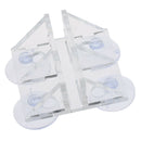 Clear Aquarium Breeding Separator Holder with Suction Cups Fish Tank Divider