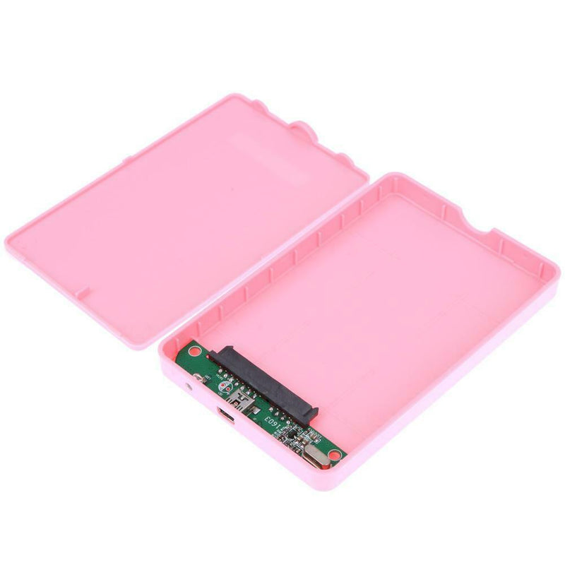 2.5in USB 2.0 SATA Hd Box HDD Hard Drive External Enclosure Case