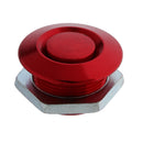 Red Quick Latch Twist Lock Push Button Billet Hood Pins Car 100mm 25mm
