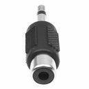 3.5mm Mono Male to RCA Female Audio Adapter Coupler 2 Pcs J4F4