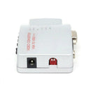 VGA to TV RCA Composite Converter Adapter S-video Box for PC Laptop Windows x1