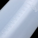 180cc White Plastic Squeeze Bottle Oil Sauce Dispenser Nozzle Cap Attached B8B4