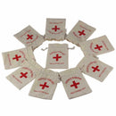 Cross Cotton Storage Bag Silk Screen Drawstring Handbag Gift Decoration Wra Z5Z8