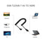Right Angled 90 Degree Micro HDMI to HDMI Cable Telescopic Spring HDMI Wire
