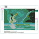 5D DIY Full Drill Diamond Painting Green Angel Cross Stitch Embroidery Kits