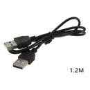 Practical USB 2.0 Male To Male Double Male Data Transfer Charger Cable Cord HOT