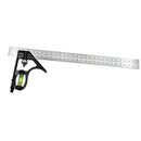 12" ADJUSTABLE COMBINATION TRY SQUARE TOOL SLIDING METAL