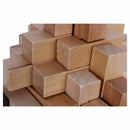Wooden Primary Color Big Pineapple Lock Logic Puzzle Burr Puzzles Brain Tea