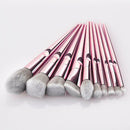 10pcs Eyeshadow Foundation Powder Blusher Makeup Brushes Set Cosmetic Tool