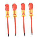 Safety Insulated Screwdrivers Made of Steel Covered by High Voltage Resistant