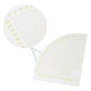 Fan Shape Foot Seam Ruler Quilting Patchwork Scrapbook DIY Sewing Tools
