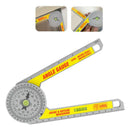 Miter Saw Protractor Arm Measuring Ruler for Carpenters Home Use Baseboard