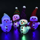 Christmas LED Snowman Santa Claus Ornaments Xmas Tree Light Hanging Party Decor