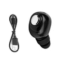 Plastic X8 Mini Wireless Bluetooth 5.0 Stereo Waterproof Sport Earphone Black