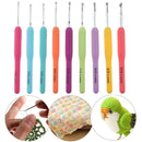 9pcs/set Weave Craft Crochet Hooks Yarn Knitting Needles Sewing Tool Kit