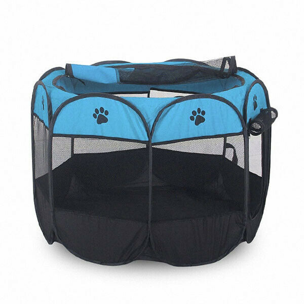 Portable Folding Pet tent Dog House Cage Dog Cat Tent Playpen Puppy Kennel  Y8S1