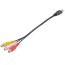 USB Male Plug To 3 RCA Female Adapter Audio Converter Cable USB to RCA â„–[