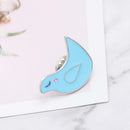 Cartoon Cute Blue Bird Brooch Coats Bags Hats Pins Badge Jewelry Kids Gift A