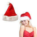 Creative Santa Claus Caps Hat with Plush Trim Cosy for Christmas Party Cost O0O2