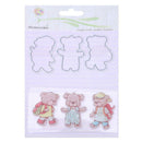 Bear Silicone Stamp+Metal Cutting Dies Stencil Frame Scrapbook Album Decor