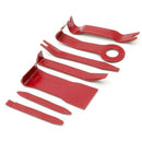 7Pcs Red Car Interior Dash Radio Door Clip Panel Trim Open Removal Too VSD