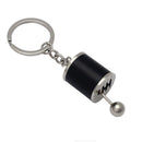 Balck 6-Speed Gearshift Gear Shift Gearbox Bag Key Ring Keyring Keychain Ki F0C5