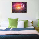 5D DIY Full Round Drill Diamond Painting Novelty Moon Path Cross Stitch