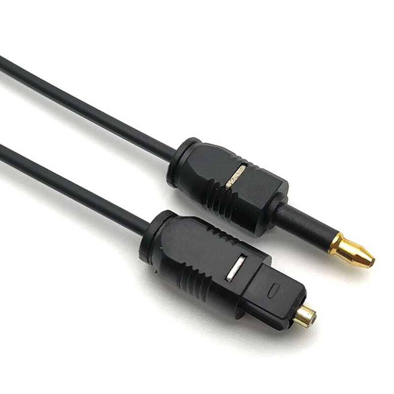 1.96Ft Toslink Male to Mini Plug 3.5mm Male Digital Optical SPDIF Audio Cabl_kz