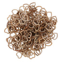 250pc Wooden MINI HOLLOW HEART Embellishments wedding craft card scrapbooks