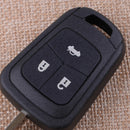 3 Buttons Remote Key Shell Fob Case fit for Chevrolet Sonic 2012-2013 Uncut Key