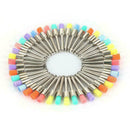 100Pcs Dental Lab Nylon Materials Closure Small Flat Polishing Brushes O3F6