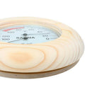 14.5cm Round Digital Sauna Wooden Hygrothermograph Thermometer & Hygrometer