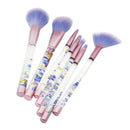 7pcs Makeup Brushes sets with Bag Crystal Makeup Brush kits Eyeshadow Conto
