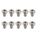20Pcs M3 Titanium Alloy Hexagon Button Head Cap Bolts Screws 6mm/8mm