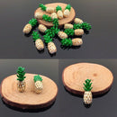 10Pcs Fashion Pineapple ornaments DIY Craft Tool Cute Jewelry Making Access