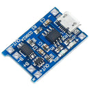 100PCS TP4056 TC4056 Micro-USB 5V 1A 18650 Lithium Battery Charger Module C