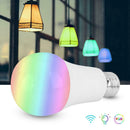 Blueteeth WiFi E27 Smart LED Magic Light Bulb RGB APP Voice Control Wake Up Lamp