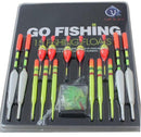 Lots 15pc Fishing Lure Floats Bobbers Slip Drift Tube Indicator Assorted Sizes