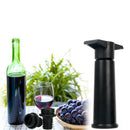 Silicone Wine Stopper 1 Pump+2 Caps Sealing Preserver Drink Bottle Hat Cap Set3C
