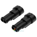 10 X 2 Pin Way Car Auto Waterproof Electrical Connector Plug Socket Wire Kit New