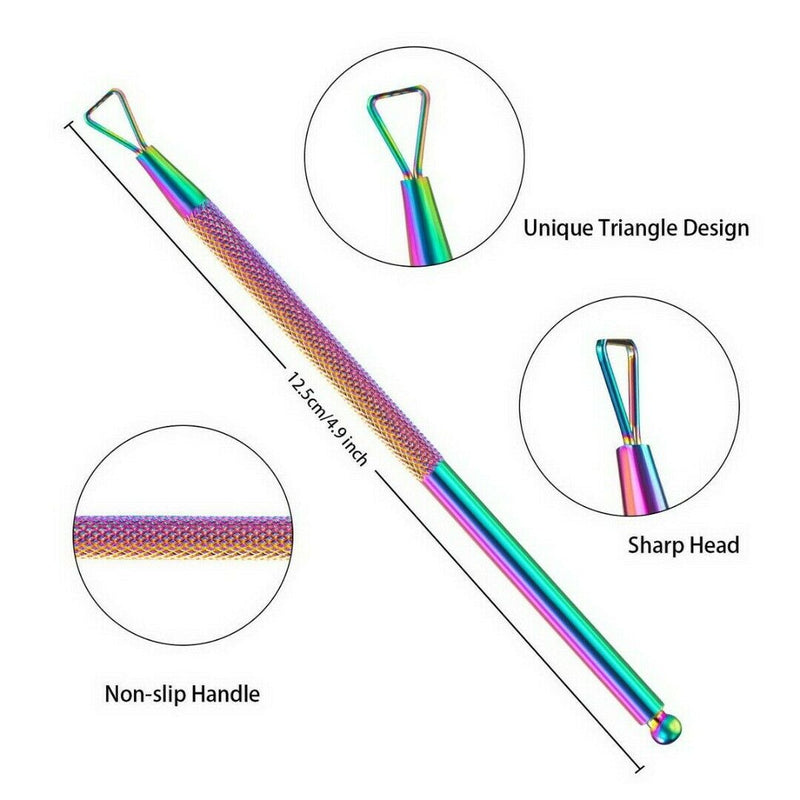 3 IN 1 Nail Cuticle Remover Nipper Clipper Trimmer Spoon Pusher Tool Set