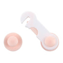 10pcs Door Drawers Cabinet Safety Lock For Child Kids Baby - Pink E7W8